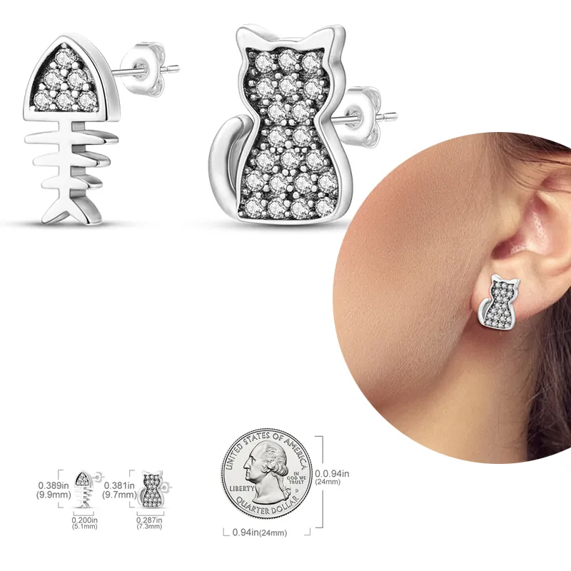 1 Paar Creolen aus 925 Sterling Silber Ohrringe Zirkonia Ohrstecker NEU