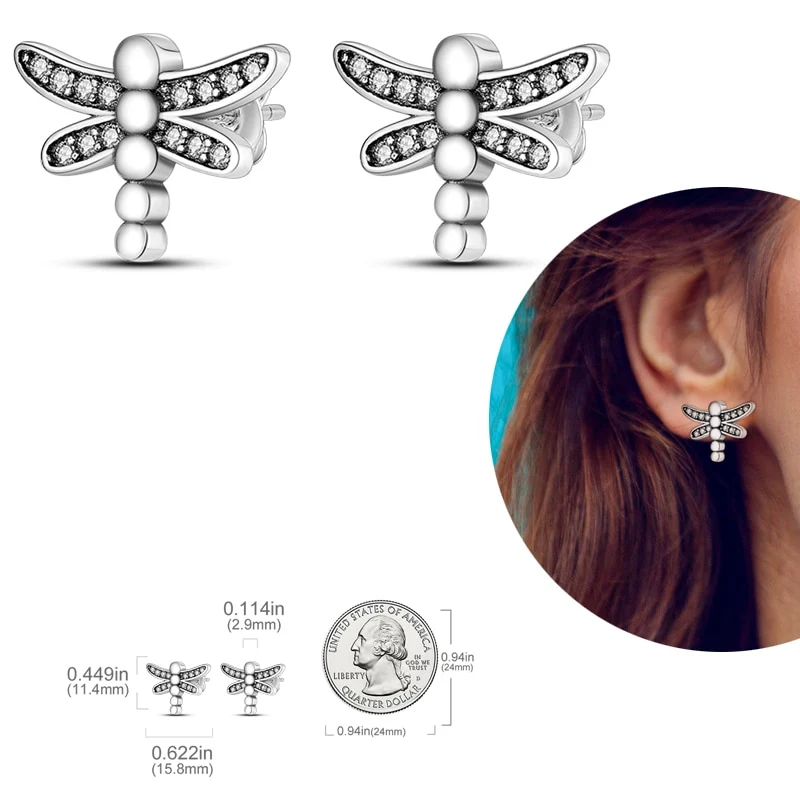 1 Paar Creolen aus 925 Sterling Silber Ohrringe Zirkonia Ohrstecker NEU