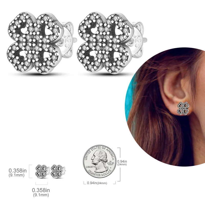 1 Paar Creolen aus 925 Sterling Silber Ohrringe Zirkonia Ohrstecker NEU