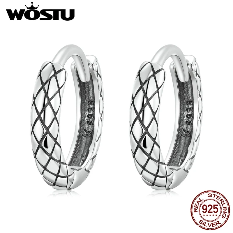 1 Paar Creolen aus 925 Sterling Silber Ohrringe Zirkonia Ohrstecker NEU