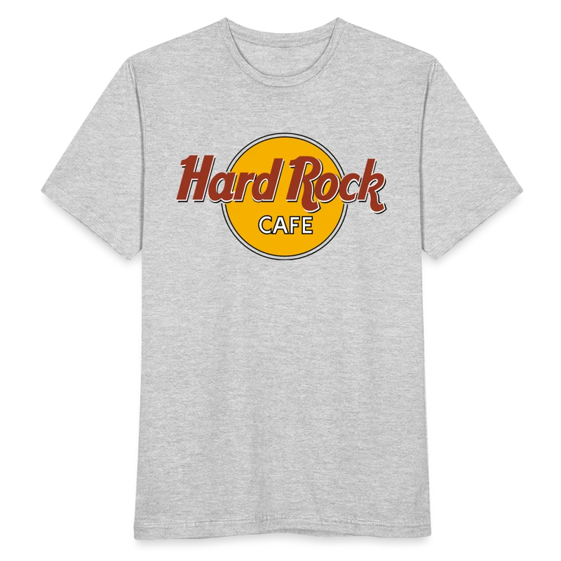 Herren Fashion Hard Rock T-Shirt Rundhals Unisex 100% Baumwolle Streetwear