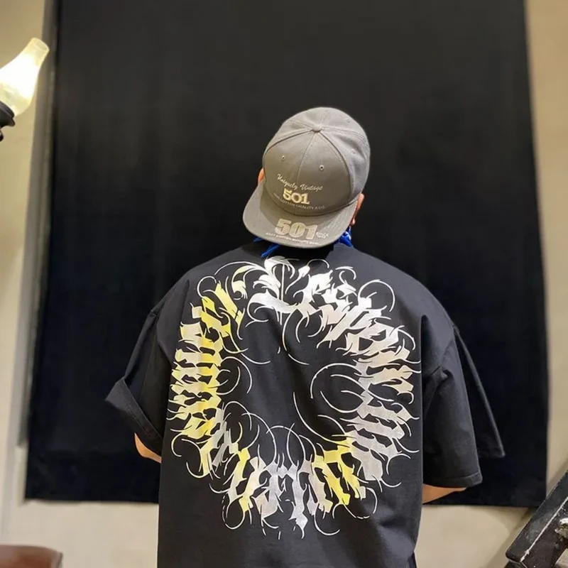Fashion Herren Plus Size 3D T-Shirt Rundhals Unisex Sommer Hip Hop Streetwear