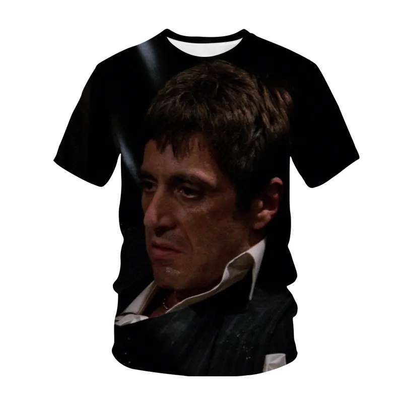 Herren Fashion Vintage 3D T-Shirt Rundhals Unisex Sommer Streetwear
