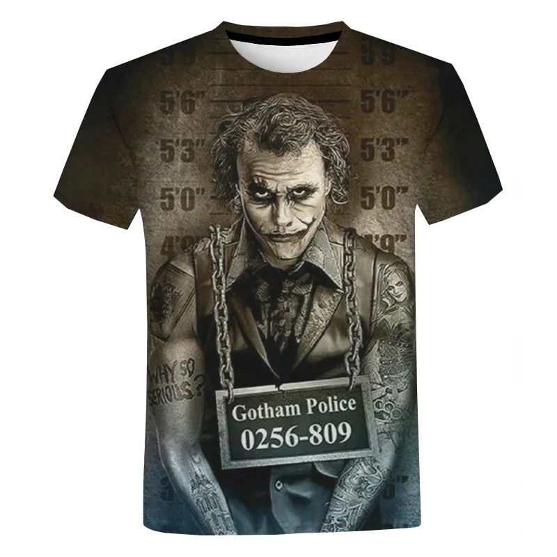 Herren Fashion Vintage 3D T-Shirt Rundhals Unisex Sommer Streetwear