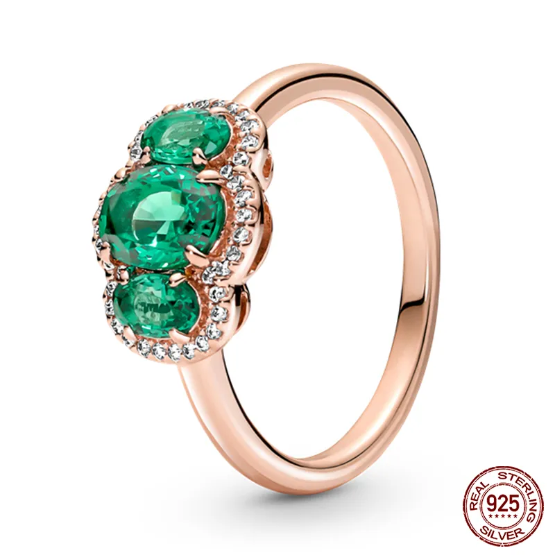 Massiv Sterling Silber 925 Ring filigran Fashion Damenring mit AAA Zirkonia