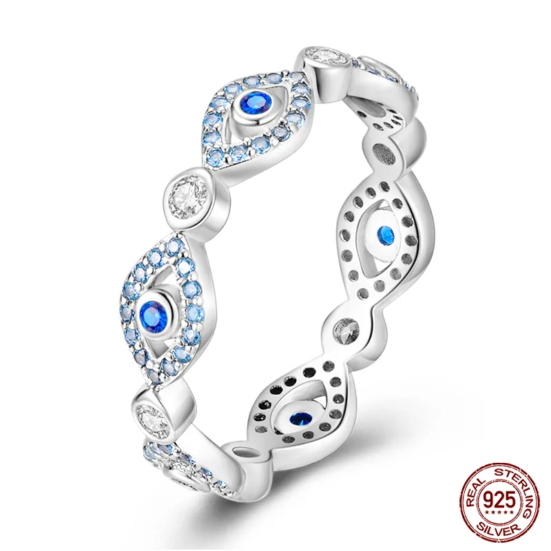 Massiv Sterling Silber 925 Ring filigran Fashion Damenring mit AAA Zirkonia