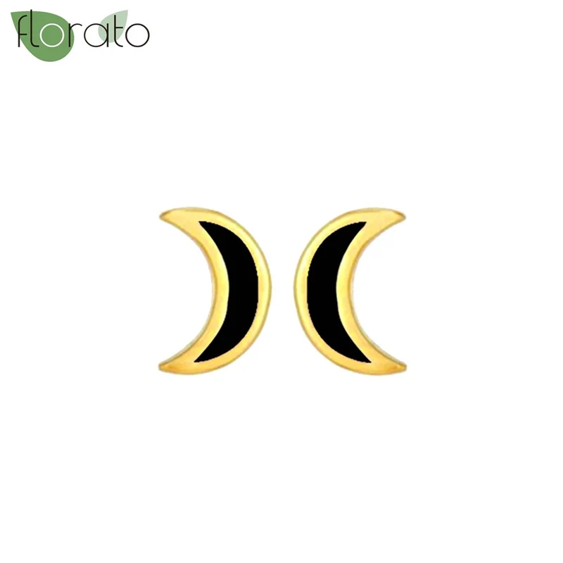 1 Paar Creolen aus 925 sterling Silber Gold Ohrringe Zirkonia Ohrstecker