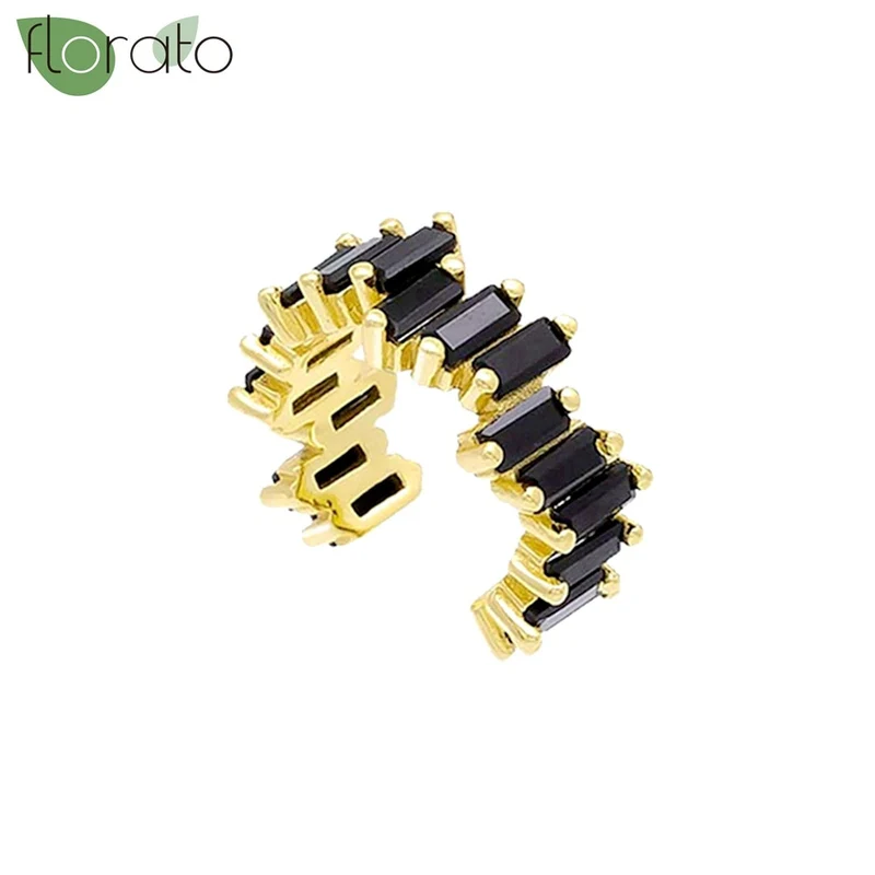 1 Paar Creolen aus 925 sterling Silber Gold Ohrringe Zirkonia Ohrstecker
