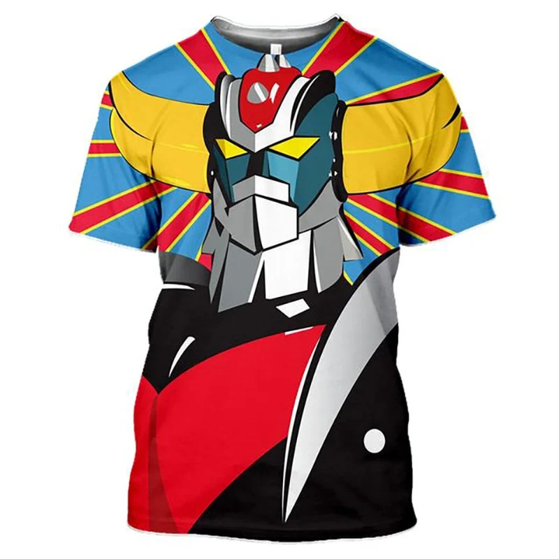 Herren Fashion Vintage 3D T-Shirt Rundhals Unisex Sommer Streetwear