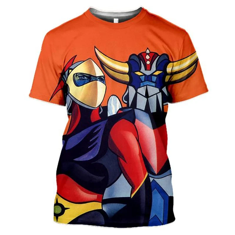 Herren Fashion Vintage 3D T-Shirt Rundhals Unisex Sommer Streetwear