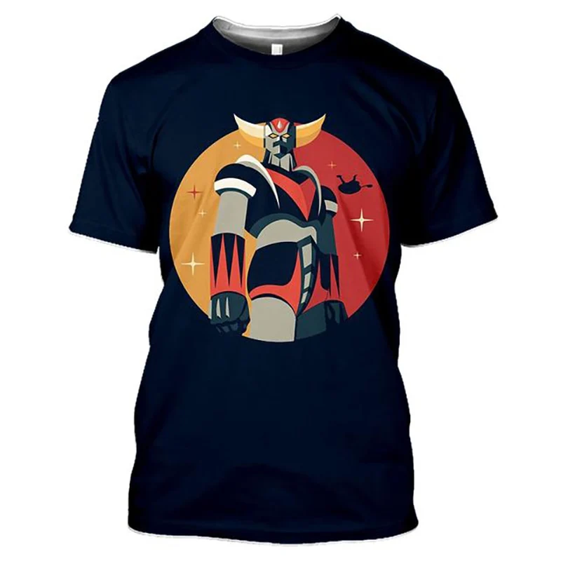 Herren Fashion Vintage 3D T-Shirt Rundhals Unisex Sommer Streetwear