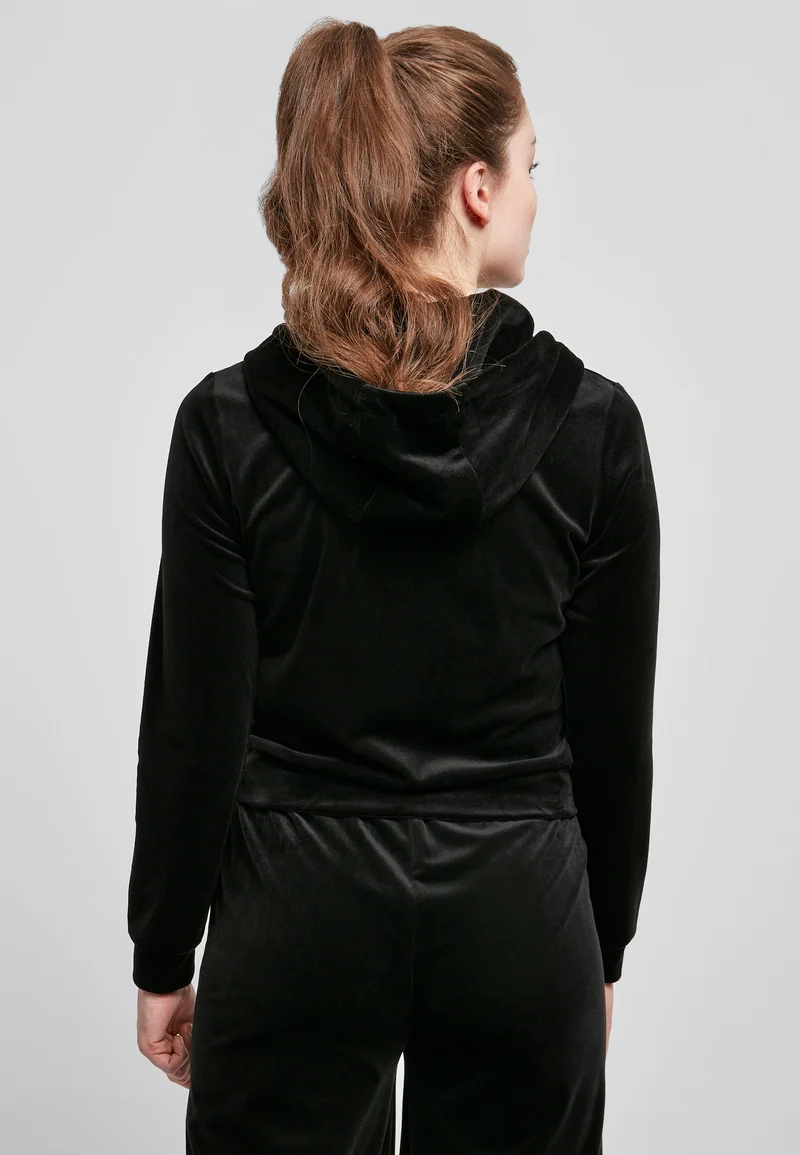 UC Short Velvet Zip Hoody