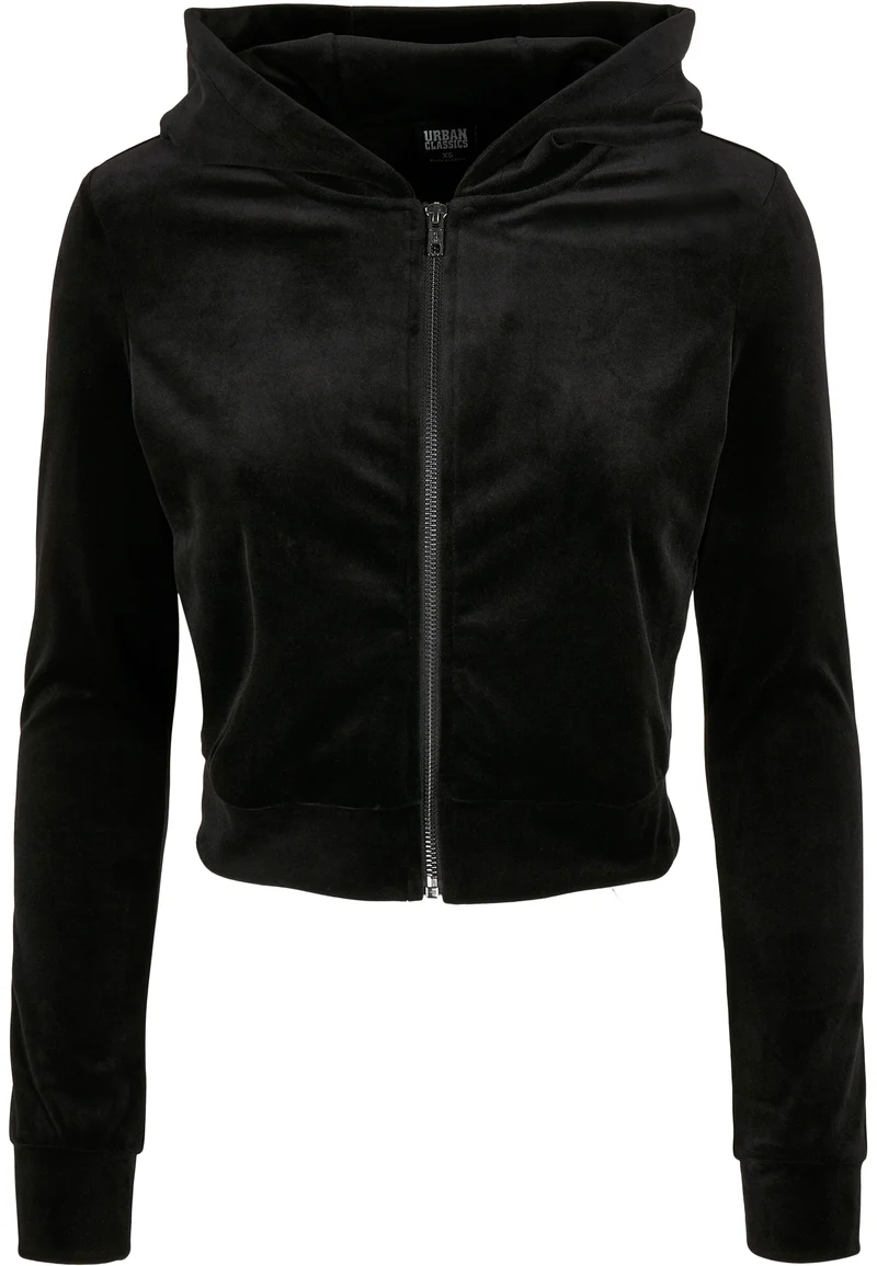 UC Short Velvet Zip Hoody