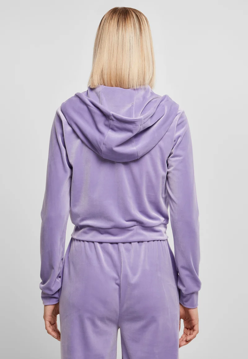 UC Short Velvet Zip Hoody