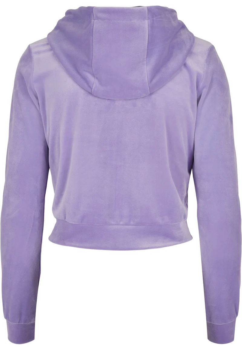 UC Short Velvet Zip Hoody