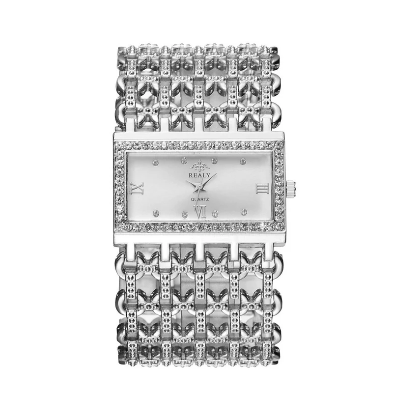 Damen Armband Uhr Mode Fashion Strass Luxus Quartz Business Schmuck