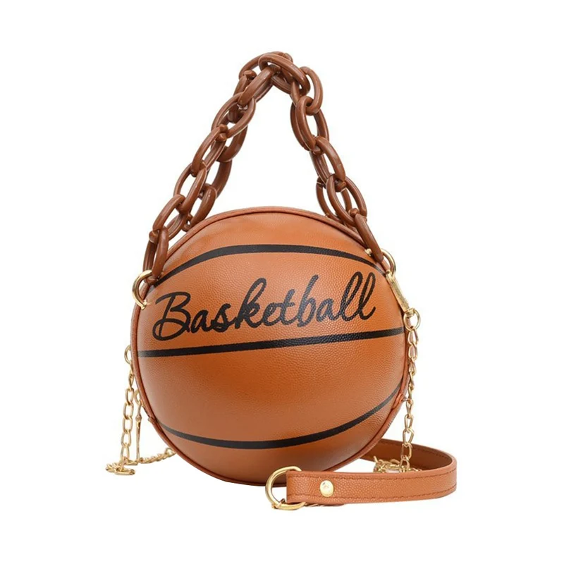 Damen Handtasche Schultertasche Fashion Umhängetasche Basketball