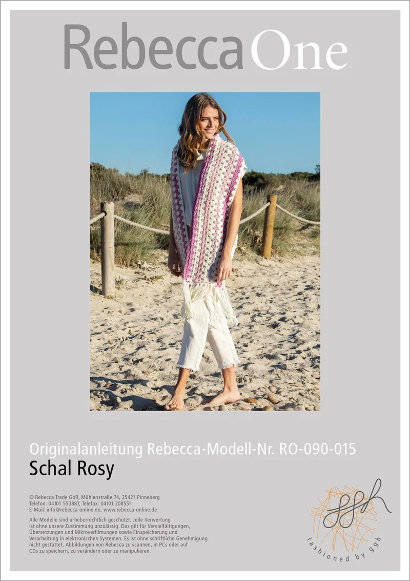 Anleitung - Schal Rosy
