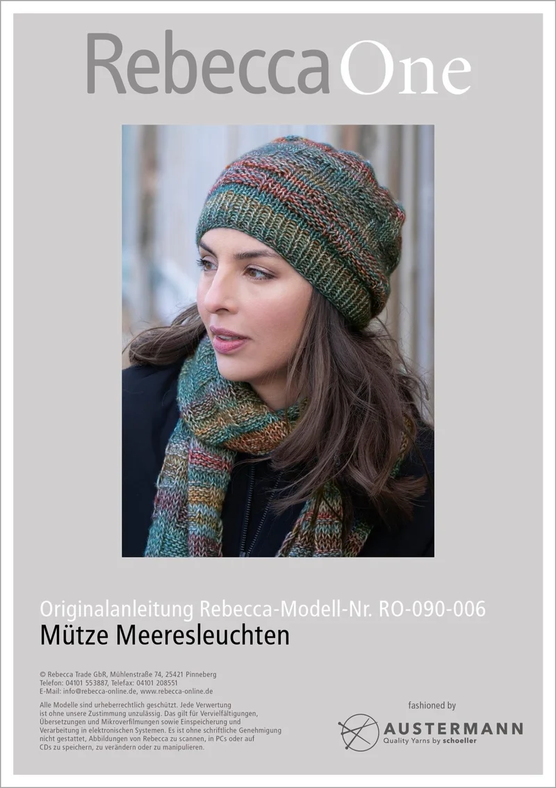 Anleitung - Mütze Meeresleuchten