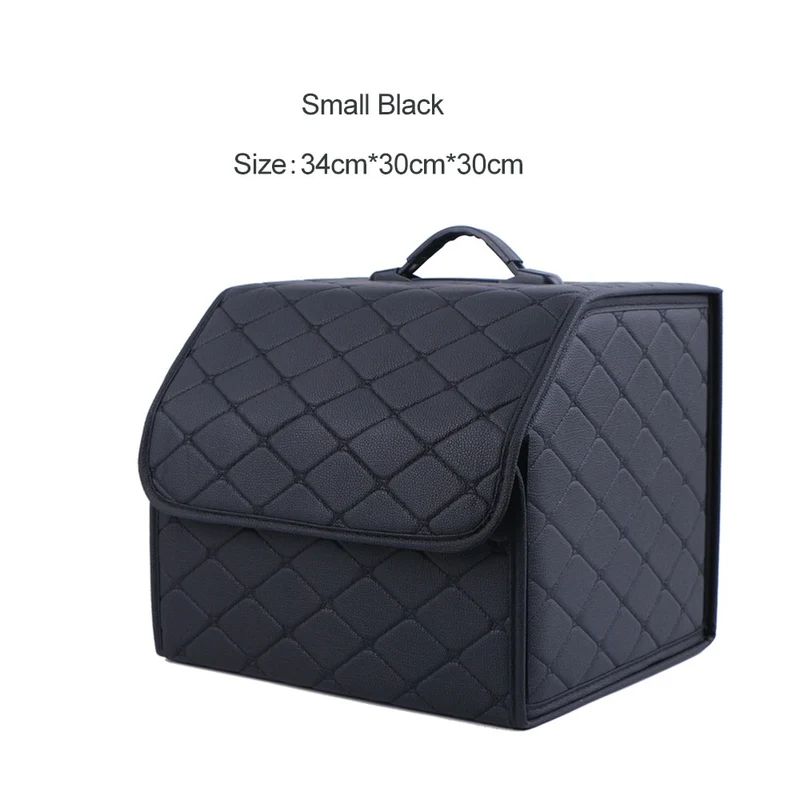 Leder Aufbewahrungsbox Kofferraum Organizer Auto Tasche Klappbarer