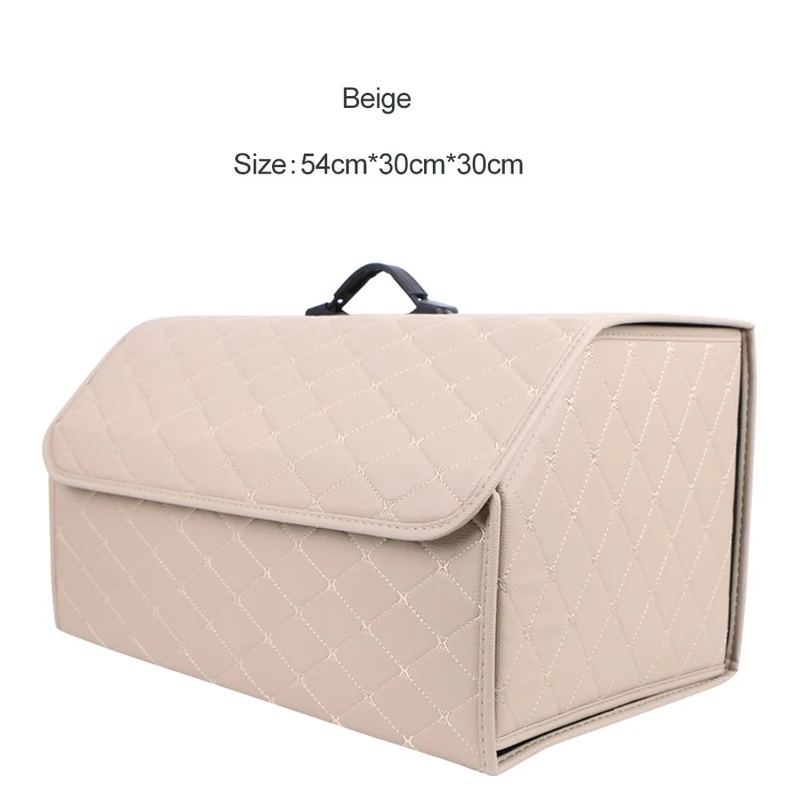 Leder Aufbewahrungsbox Kofferraum Organizer Auto Tasche Klappbarer