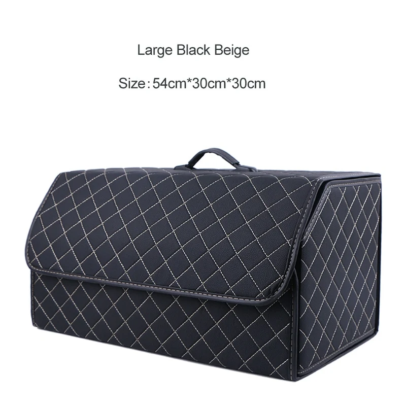 Leder Aufbewahrungsbox Kofferraum Organizer Auto Tasche Klappbarer