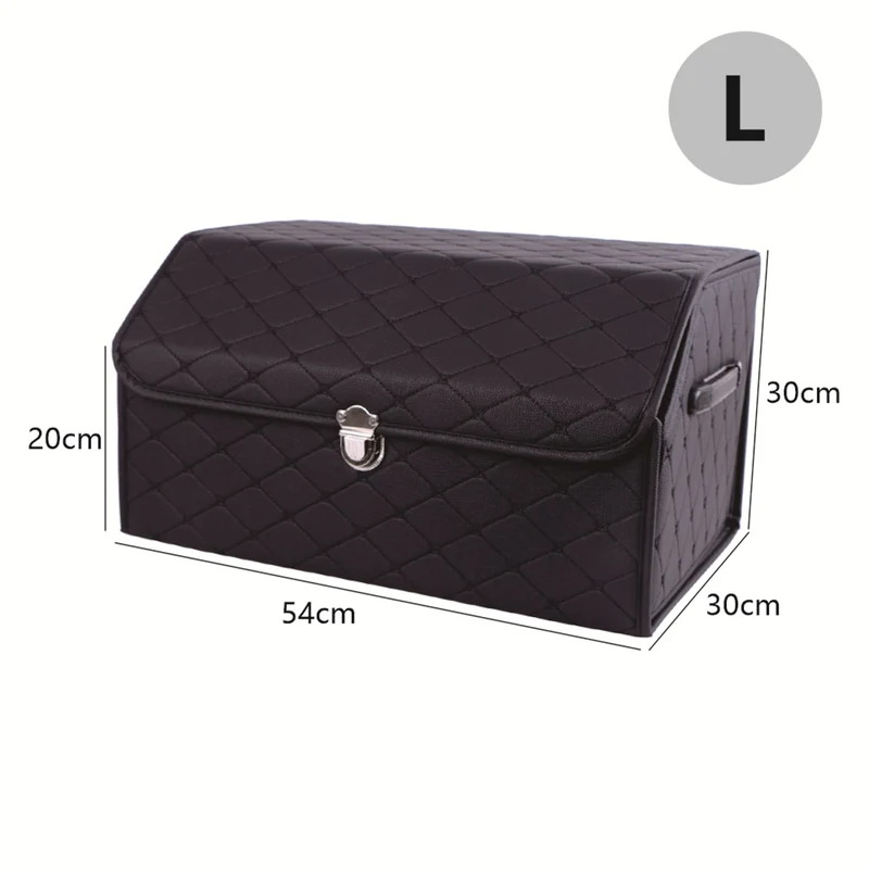 Leder Aufbewahrungsbox Kofferraum Organizer Auto Tasche Klappbarer