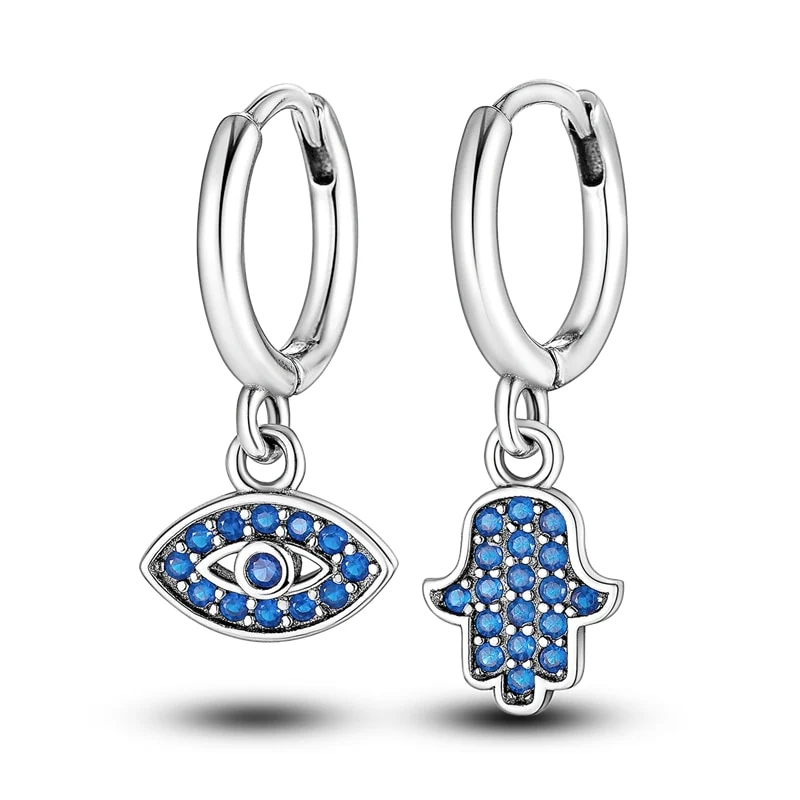 1 Paar Creolen aus 925 sterling Silber Ohrringe Ohrschmuck Zirkonia Ohrstecker