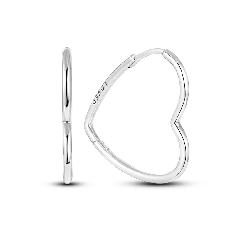 1 Paar Creolen aus 925 sterling Silber Ohrringe Ohrschmuck Zirkonia Ohrstecker