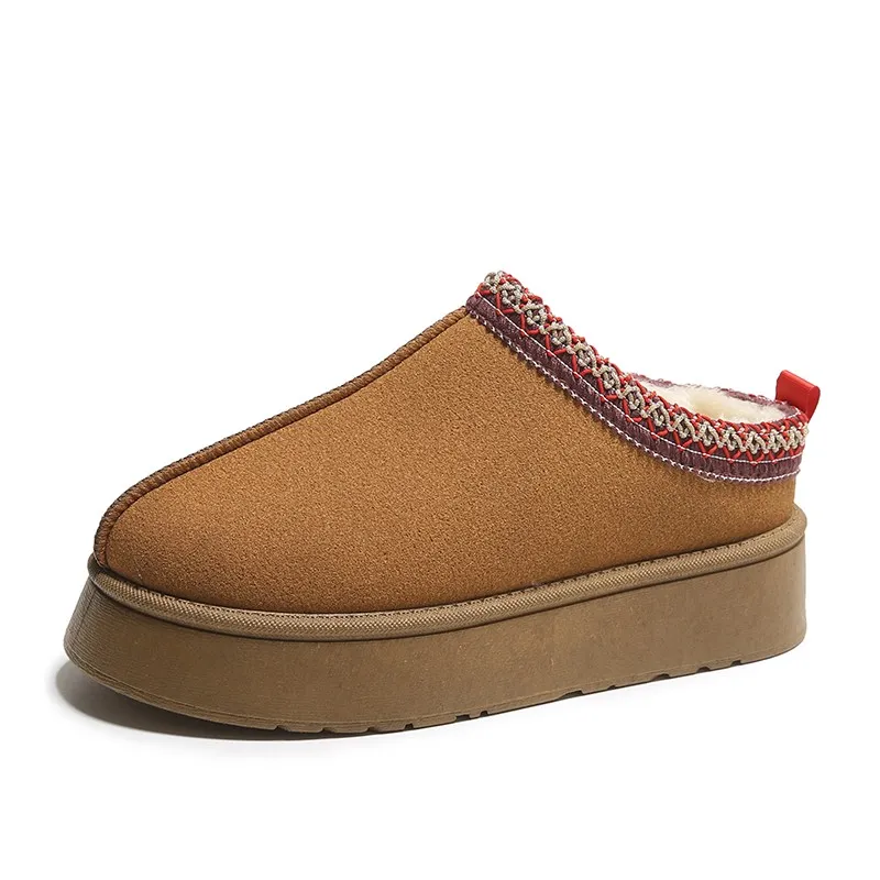 Damen Hausschuhe Pantoffeln Winterschuhe Plüsch Samt Slippers Wärme Gefütterte