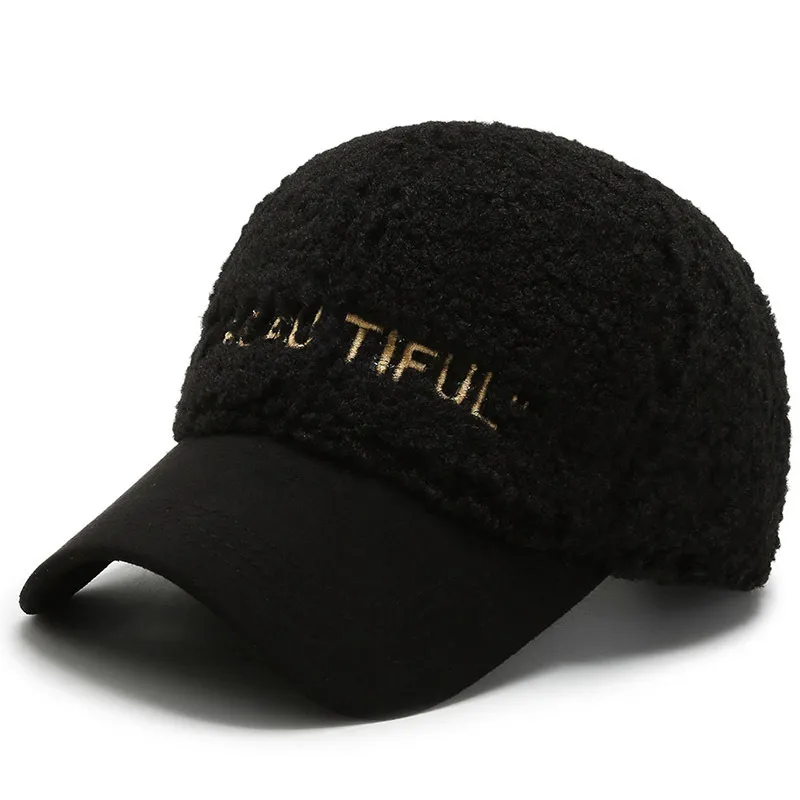 Warme Baseball Cap Damen Wintermütze Teddy Mütze Kappe Hut Unisex