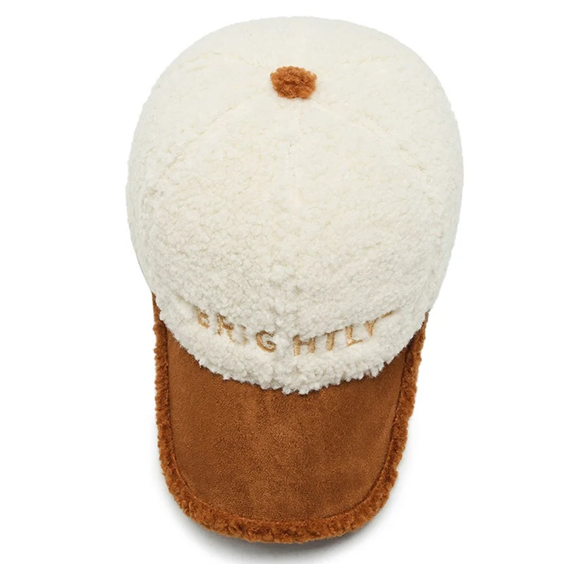 Warme Baseball Cap Damen Wintermütze Teddy Mütze Kappe Hut Unisex
