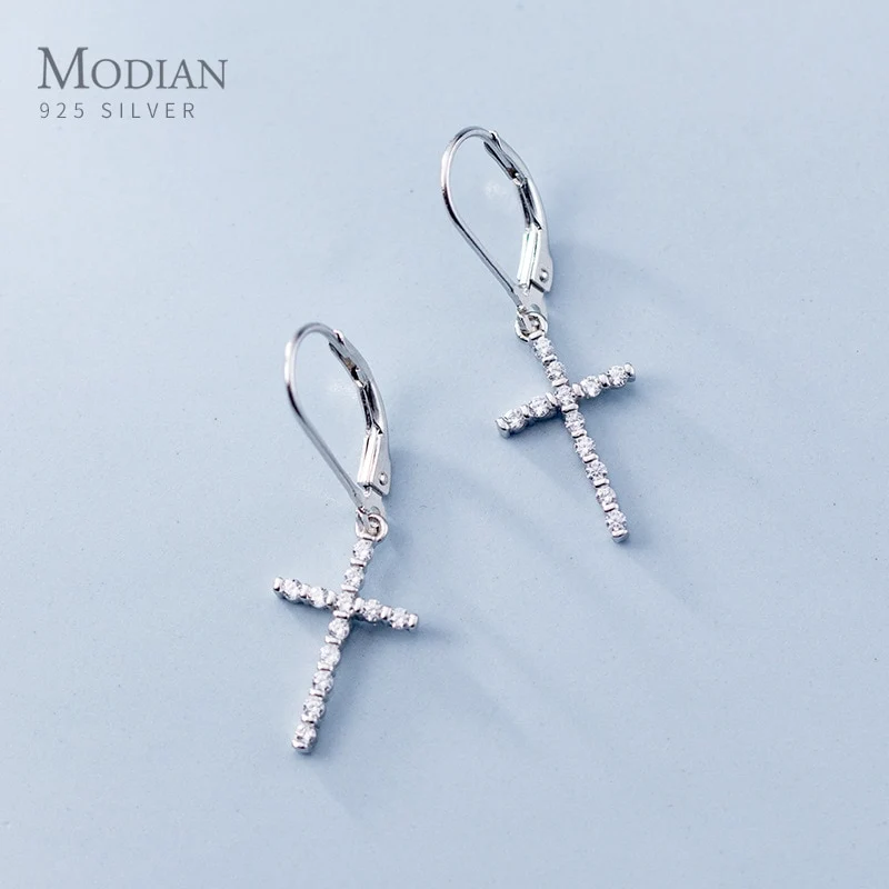 1 Paar Creolen aus 925 Sterling Silber Ohrringe Zirkonia Ohrstecker NEU