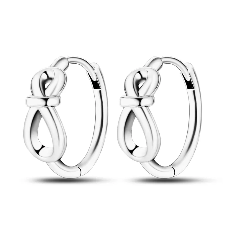 1 Paar Creolen aus 925 Sterling Silber Ohrringe Zirkonia Ohrstecker NEU
