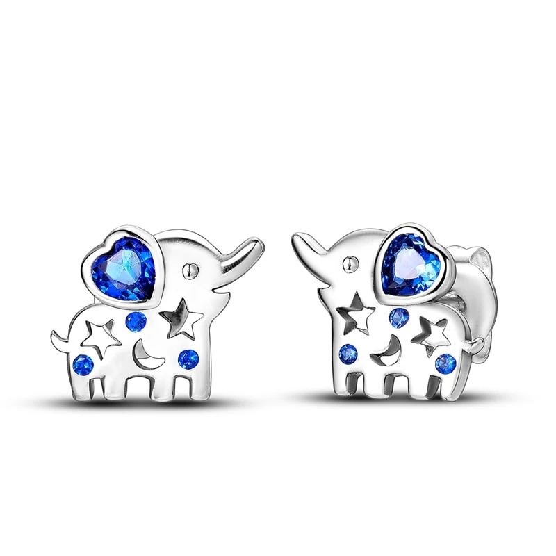 1 Paar Creolen aus 925 Sterling Silber Ohrringe Zirkonia Ohrstecker NEU