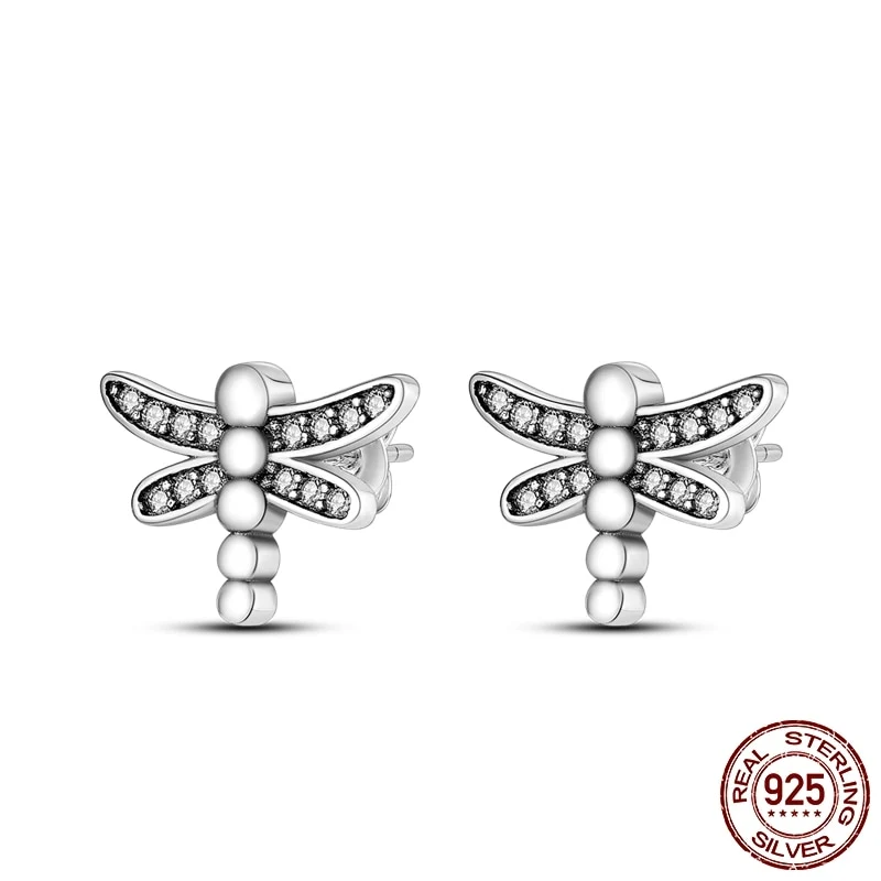 1 Paar Creolen aus 925 Sterling Silber Ohrringe Zirkonia Ohrstecker NEU