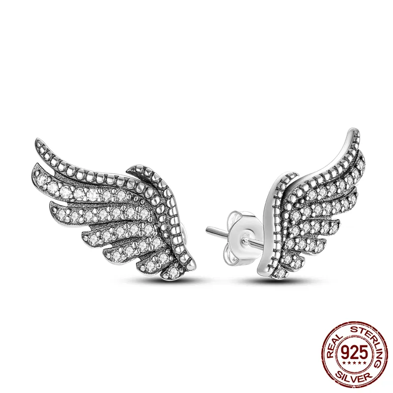 1 Paar Creolen aus 925 Sterling Silber Ohrringe Zirkonia Ohrstecker NEU