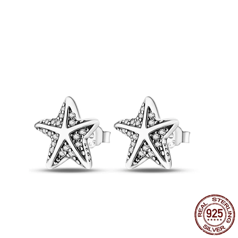 1 Paar Creolen aus 925 Sterling Silber Ohrringe Zirkonia Ohrstecker NEU
