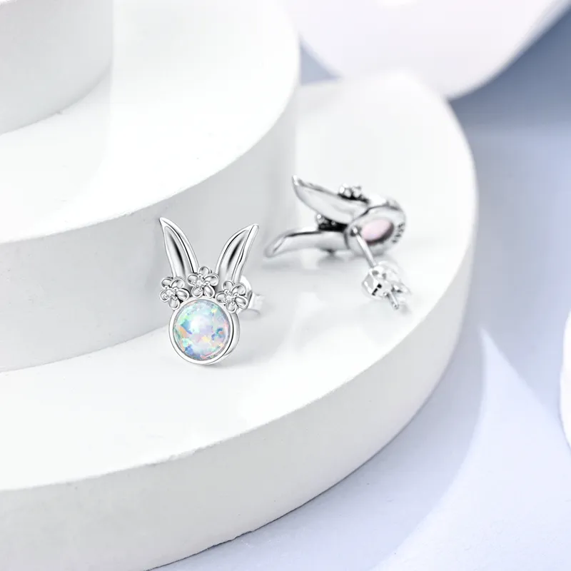 1 Paar Creolen aus 925 Sterling Silber Ohrringe Zirkonia Ohrstecker NEU