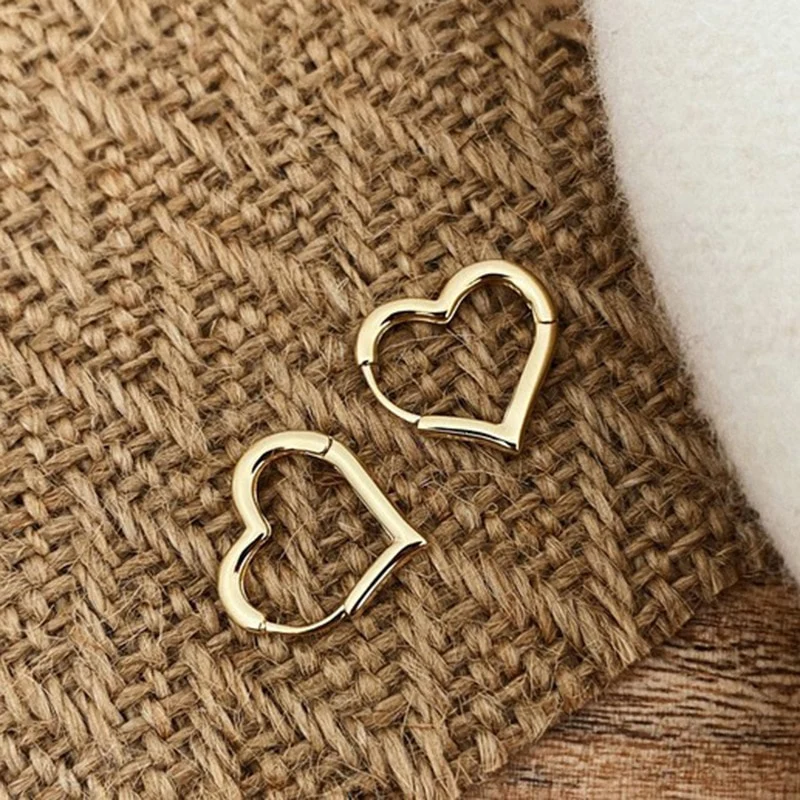 1 Paar Creolen Vergoldet Gold Ohrringe Zirkonia Statement Ohrstecker NEU