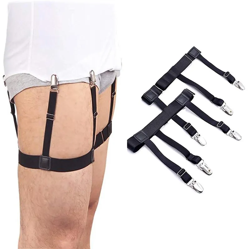 Verstellbarer Hemd halter Hosenträger Bein Hosenträger Hemdhalter