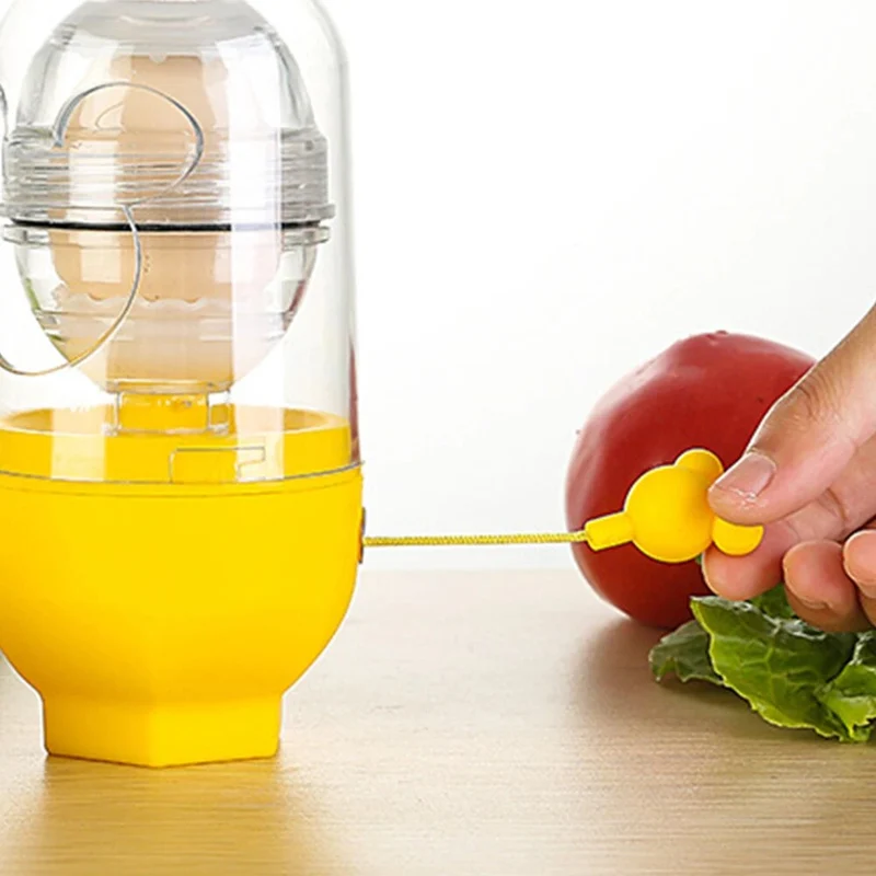 Eigelb-Shaker Gadget Goldene Eier Schneebesen Rührei Mixer Küchenzubehör