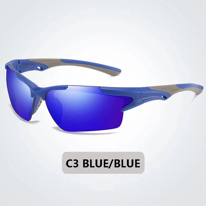 Fahrradbrille Polarisiert Sportbrille Sonnenbrille Brille UV400 7 Farbe