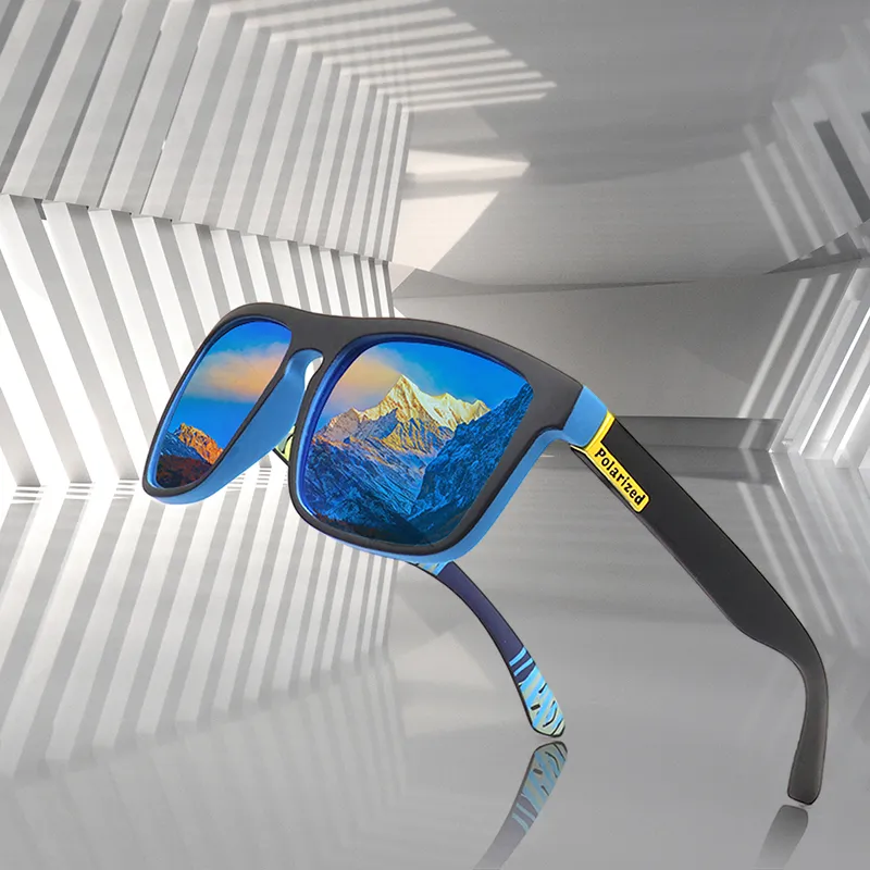 Fahrradbrille Polarisiert Sportbrille Sonnenbrille Brille UV400 7 Farbe