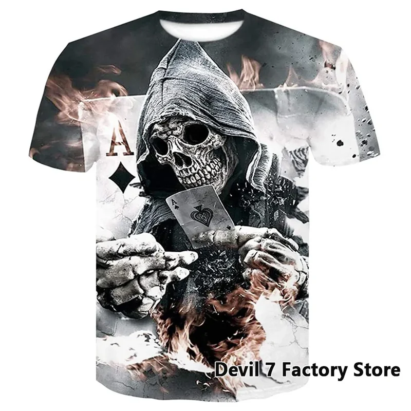 Herren Fashion Vintage 3D T-Shirt Rundhals Unisex Sommer Streetwear Oversized