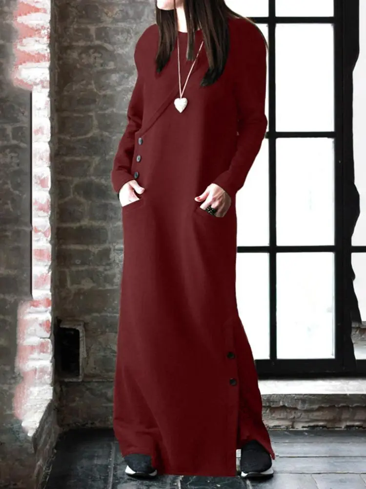 Damen Kapuzenpullover Minikleid Hoodie Sweatshirt Longtops Tunika Jumper Kleid