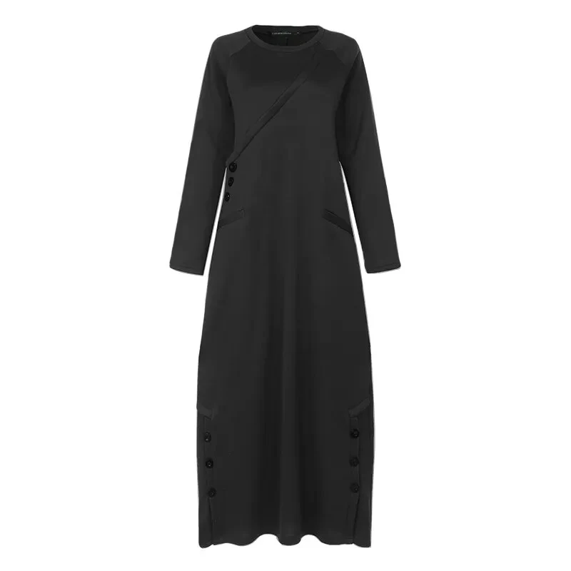 Damen Kapuzenpullover Minikleid Hoodie Sweatshirt Longtops Tunika Jumper Kleid