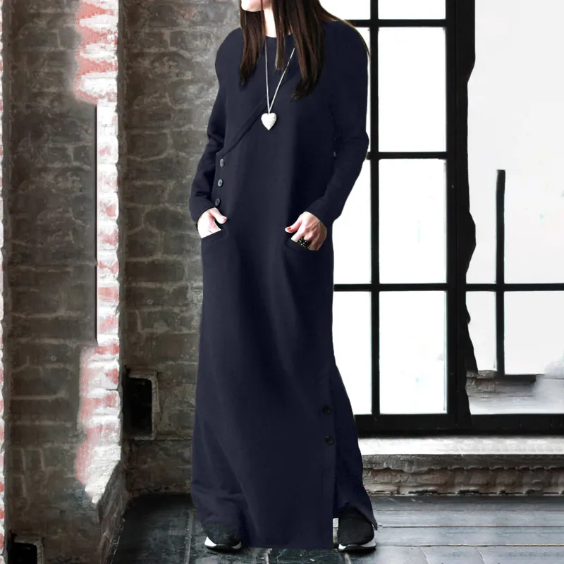 Damen Kapuzenpullover Minikleid Hoodie Sweatshirt Longtops Tunika Jumper Kleid