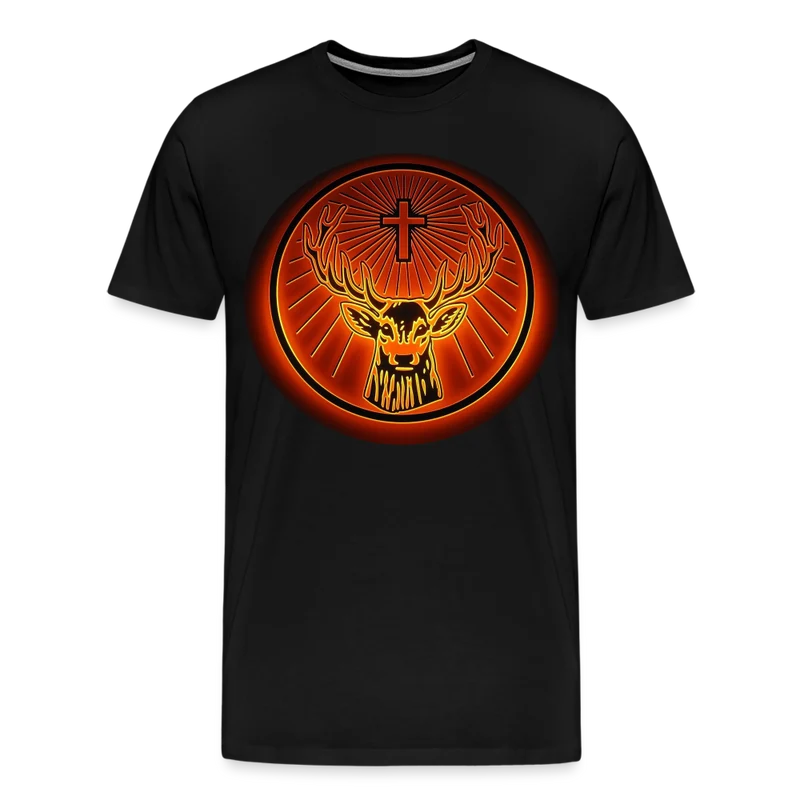 Fashion Herren Jägermeister T-Shirt Rundhals Unisex 100% Baumwolle Streetwear
