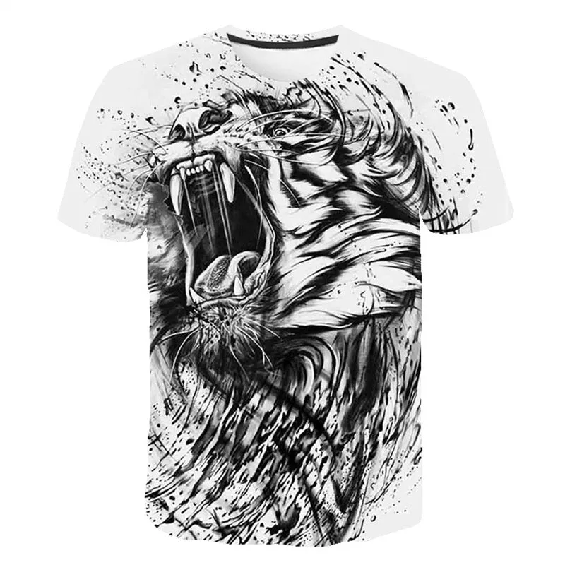Herren Japan Samurai 3D T-Shirt Rundhals Unisex Sommer Streetwear
